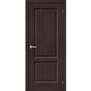 Дверь межкомнатная из эко шпона «Неоклассик-32» Wenge Melinga глухая