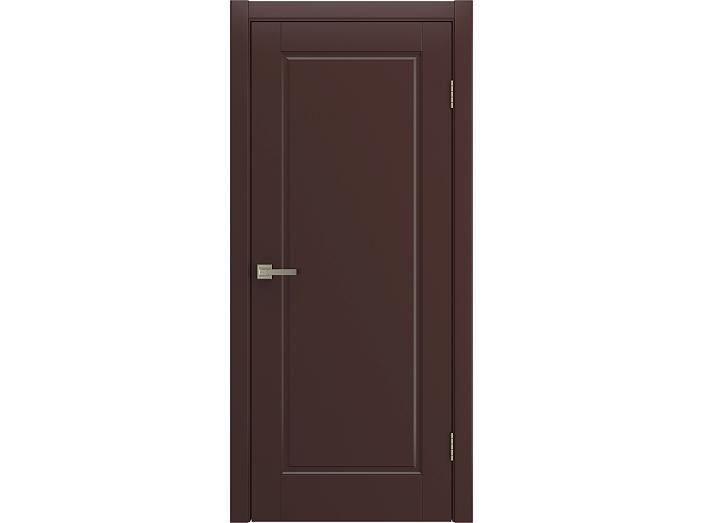 Дверь межкомнатная "AMORE" RAL 8016 Шоколад эмаль глухая 200*80