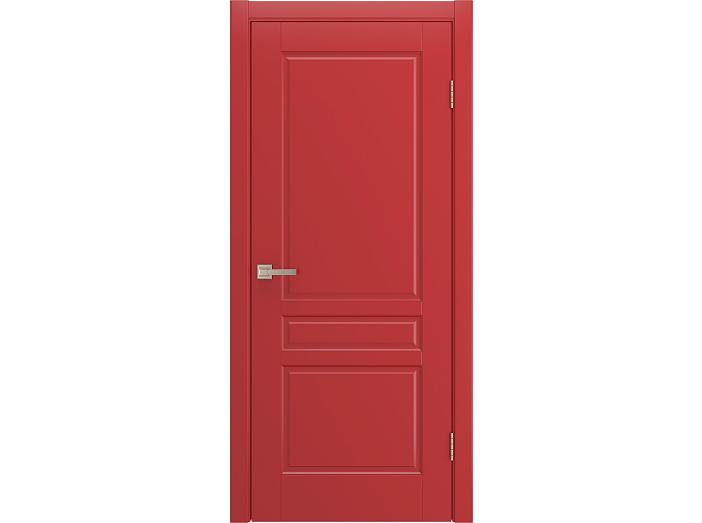 Дверь межкомнатная "BELLI" RAL 3028 Красный эмаль глухая 200*70