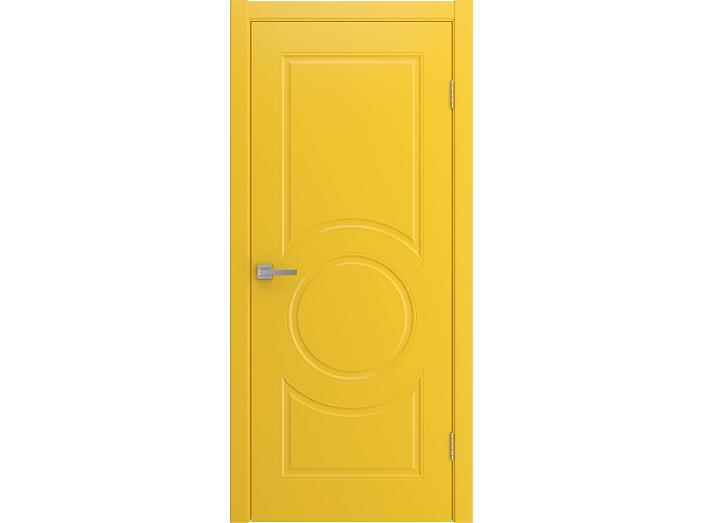 Дверь межкомнатная "DONNA" RAL 1018 Желтая эмаль глухая 200*70