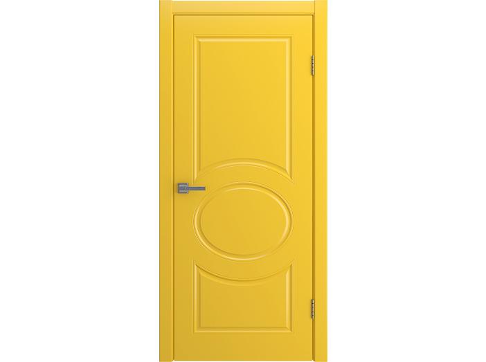 Дверь межкомнатная "OLIVIA" RAL 1018 Желтая эмаль глухая 200*80