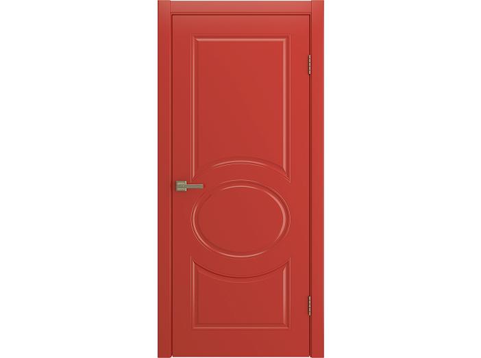 Дверь межкомнатная "OLIVIA" RAL 3028 Красный эмаль глухая 200*80