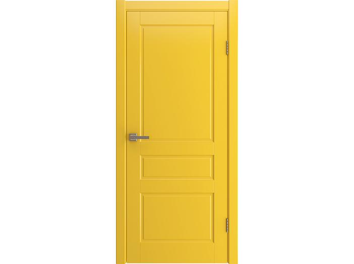 Дверь межкомнатная "STELLA" RAL 1018 Желтая эмаль глухая 200*80