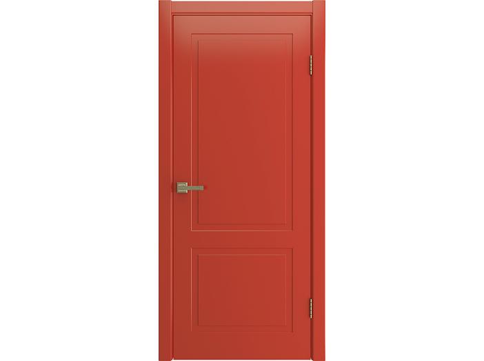 Дверь межкомнатная "VERONA" RAL 3028 Красный эмаль глухая 200*60