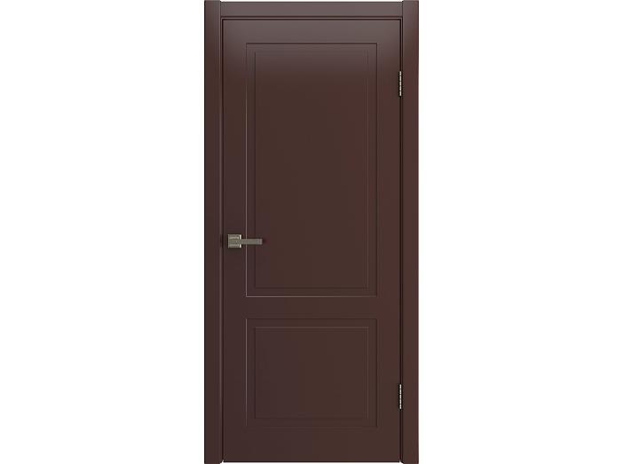 Дверь межкомнатная "VERONA" RAL 8016 Шоколад эмаль глухая 200*70