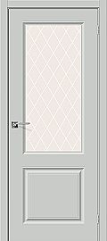 Дверь межкомнатная крашенная «Скинни-13» Grace (Эмаль) остекление художественное