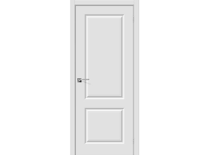 Дверь ПВХ Скинни-12 П-23 (Белый) ПГ 200*70