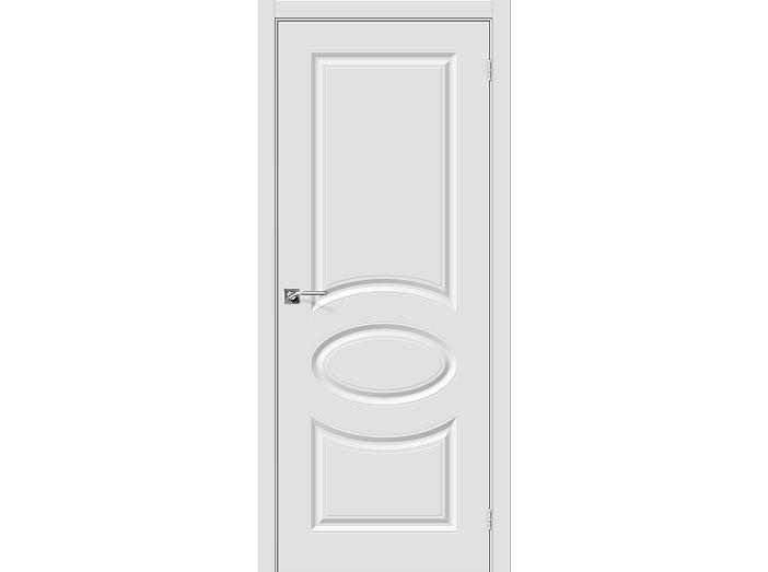 Дверь ПВХ Скинни-20 П-23 (Белый) ПГ 200*60