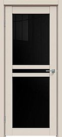 Дверь межкомнатная "Concept-506" Магнолия стекло Лакобель чёрный