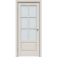 Дверь межкомнатная "Concept-640" Лайт грей, стекло Сатинат белый