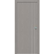 Дверь межкомнатная "Future-713" Дуб серена каменно-серый глухая, кромка-ABS
