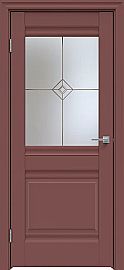 Дверь межкомнатная "Design-626" Лофт ред стекло Стелла