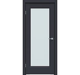 Дверь межкомнатная "Design-659" Дарк блю, стекло Прозрачное