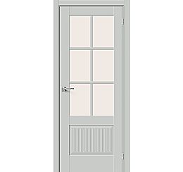 Дверь межкомнатная «Прима-13.Ф7.0.1» Grey Matt остекление Magic Fog