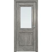 Дверь межкомнатная "Future-591" Дуб винчестер серый, стекло Сатинат белый