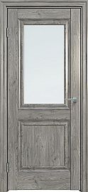 Дверь межкомнатная "Future-587" Дуб винчестер серый, стекло Сатинат белый