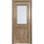 Дверь межкомнатная "Future-587" Дуб Винчестер трюфель, стекло Ромб