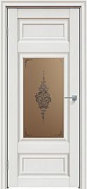 Дверь межкомнатная "Future-589" Дуб Серена светло-серый, стекло Сатин бронза лак прозрачный