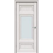 Дверь межкомнатная "Future-589" Дуб Серена светло-серый, стекло Сатинат белый