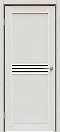 Дверь межкомнатная "Future-601" Дуб Серена светло-серый стекло Лакобель чёрный