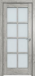 Дверь межкомнатная  "Future-636" Дуб винчестер серый стекло Сатинато белое