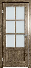 Дверь межкомнатная "Future-640" Дуб винчестер трюфель стекло Сатинат белый