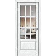 Дверь межкомнатная "Future-641" Дуб патина серый стекло Прозрачное