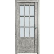 Дверь межкомнатная "Future-649" Дуб винчестер серый стекло Сатинат белый