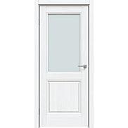 Дверь межкомнатная "Future-657" Дуб серена белый кристалл, стекло Сатинат белый