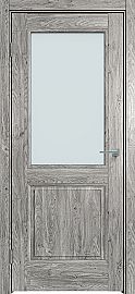 Дверь межкомнатная "Future-657" Дуб винчестер серый, стекло Сатинат белый