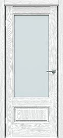 Дверь межкомнатная "Future-661" Дуб патина серый, стекло Сатинат белый