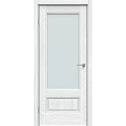 Дверь межкомнатная "Future-661" Дуб патина серый, стекло Прозрачное