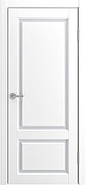Дверь межкомнатная "Мадрид 2" Эмаль белая RAL 9003, стекло Сатинат белый