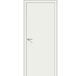 Ламинированная межкомнатная дверь «Гост-0» (Без усиления) Л-23 (Белый) глухая