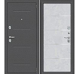 Дверь входная металлическая «Porta R-2 104/П50 IMP-6» Антик серебро/Snow Art