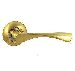 Ручка раздельная для межкомнатной двери «Vantage V23C» Матовое золото