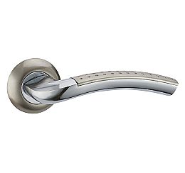 Ручка раздельная для межкомнатной двери «Vantage V26D» Матовый никель