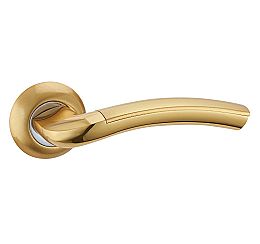 Ручка раздельная для межкомнатной двери «Vantage V27С» Матовое золото