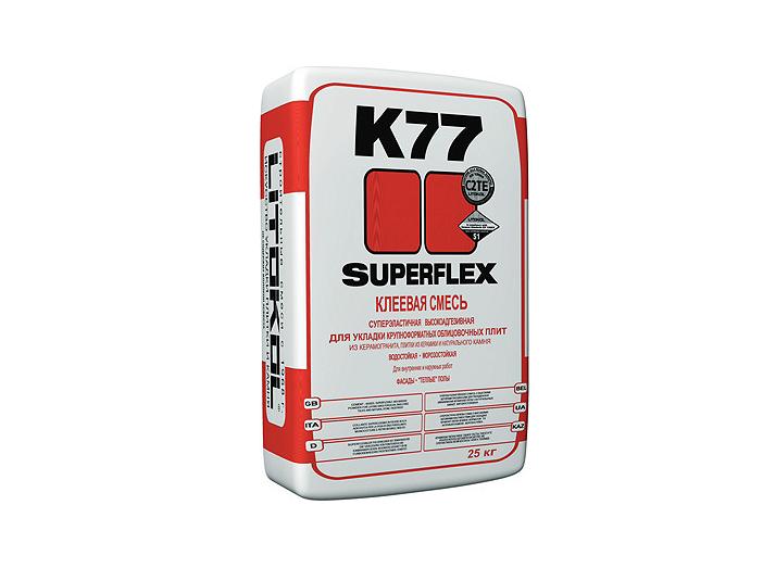 Клеевая смесь - SuperFlex K77 (25kg bag)/54 меш