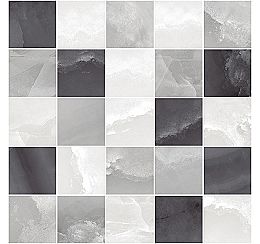 Prime Декор мозаичный серый микс MM34040 25х25