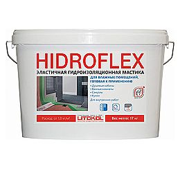 HIDROFLEX - гидроизоляционная мастика (5 кг)