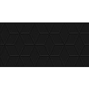 Tabu Плитка настенная чёрный рельеф 30х60