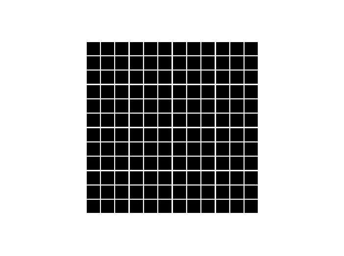 Темари черный матовый мозаика 20071  29,8х29,8