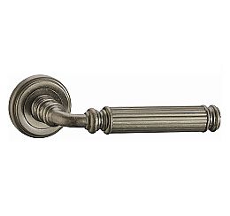Ручка раздельная для межкомнатной двери «Vantage V33AS» Состаренное серебро
