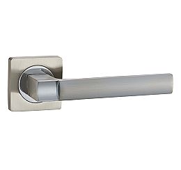 Ручка раздельная для межкомнатной двери «Vantage V02D» Матовый никель