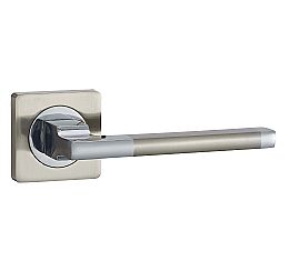 Ручка раздельная для межкомнатной двери «Vantage V53D AL» Матовый никель