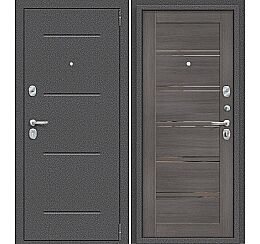 Дверь входная металлическая «Porta R-2 104/П28» Антик Серебро/Grey Veralinga