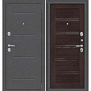 Дверь входная металлическая «Porta R-2 104/П28» Антик Серебро/Wenge Veralinga