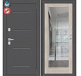 Дверь входная металлическая «Porta T2 104/П15» Антик Серебро/Cappuccino Veralinga