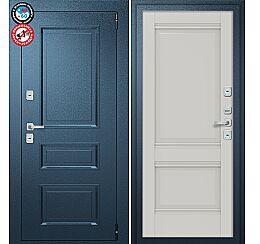 Дверь входная металлическая «Porta T4 403/К42» Букле Мирана/Nardo Grey